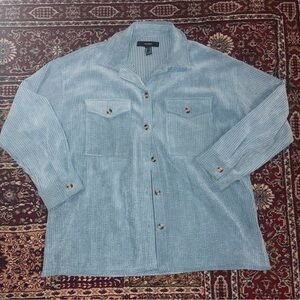 Blue Corduroy Shirt/jacket